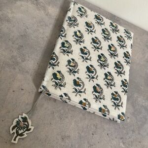 Handmade fabric / sequence/ beads / textured  notebook made in India